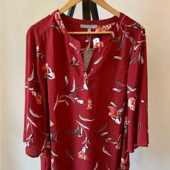 DANIEL RAINN Koda Split Neck Blouse NWT - Picture 7 of 7